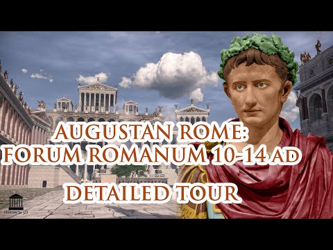 Augustan Ancient Rome in 3D: Forum Romanum - detailed tour