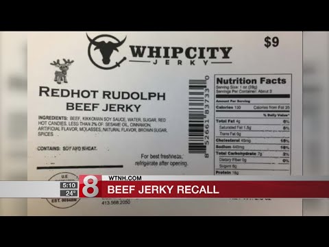'Whip City Jerky' announces beef jerky recall