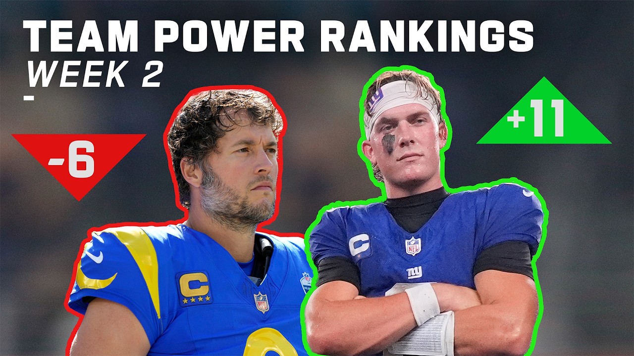 NFL Power Rankings Week 2: All But One Team Have New Spot