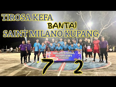 Turnamen Futsal Williams Cup 1#futsal #futsalindonesia #Tirosa vs Saint Milano Kupang 7-2