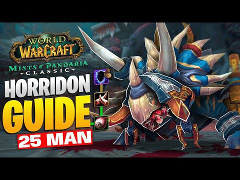 HORRIDON 25 MAN BOSS GUIDE - THRONE OF THUNDER