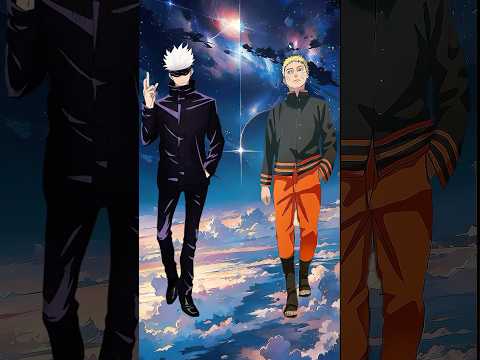 Gojo vs Naruto #naruto #boruto #animeedit #animeverse #narutovsboruto #sasuke #gojo #gojovsjjk