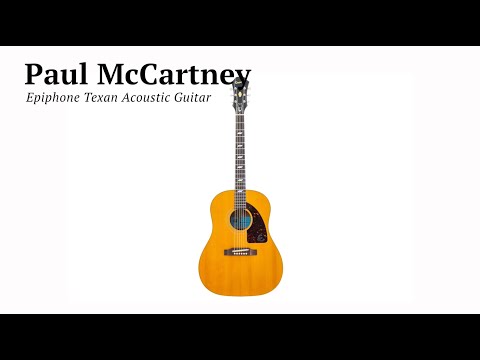 Paul McCartney Signed Limited Edition '64 Epiphone Texan