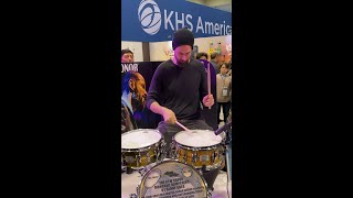 Video thumbnail for Benny Greb Sonor Snare Demo NAMM 2020 Anaheim by C K