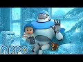 Il Paese Invernale Cartoni Animati Per Bambini ARPO Il Robot Italiano