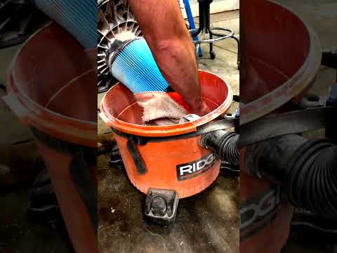 You NEED to run this shop vac Pre-filter