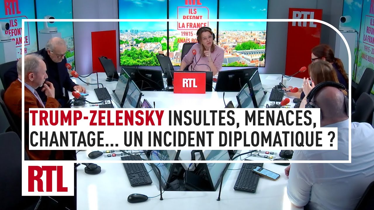Trump-Zelensky : insultes, menaces, chantage... un véritable incident diplomatique ?