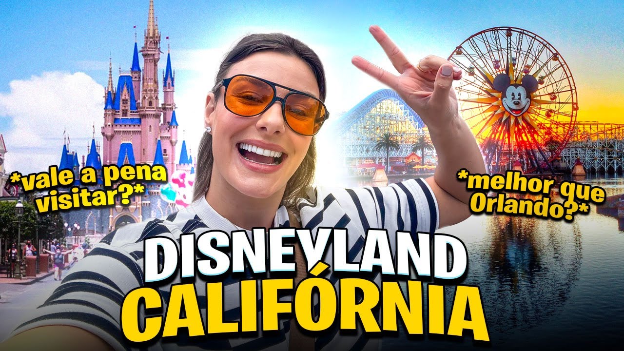 O PRIMEIRO PARQUE DA DISNEY DO MUNDO! Disneyland Califórnia 🇺🇸 | Amanda Lunelli