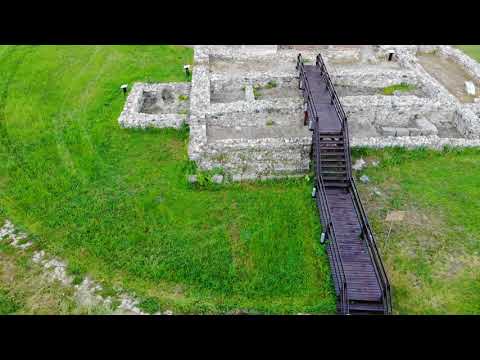 Flight over the Red church near Perushtitsa Bulgaria