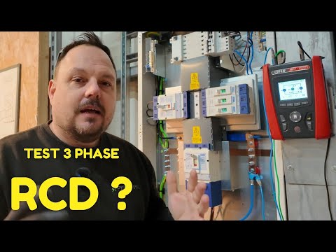 Can you test a 3 phase RCD ? HOW ???