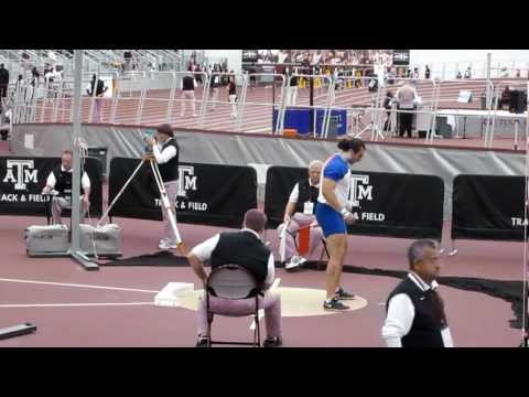 Kemal Mesic 20.31m NEW PB Shot Put Texas 2012