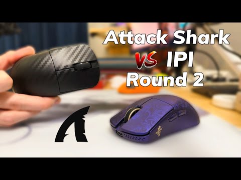 Round 2, Fight! Attack Shark R11 Ultra VS IPI Qi - Carbon Fiber Mice