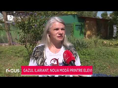 Gazul ilariant, noua modă printre elevi