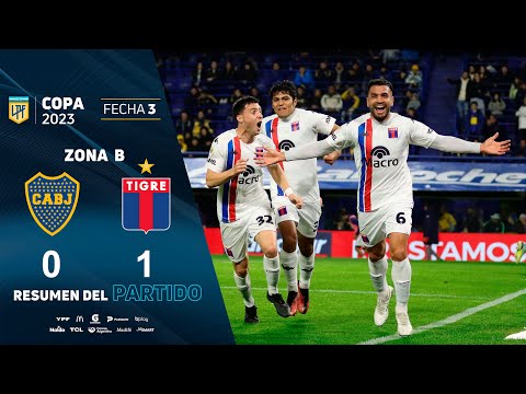 #CopaDeLaLiga 2023 | Fecha 3 | resumen de Boca - Tigre