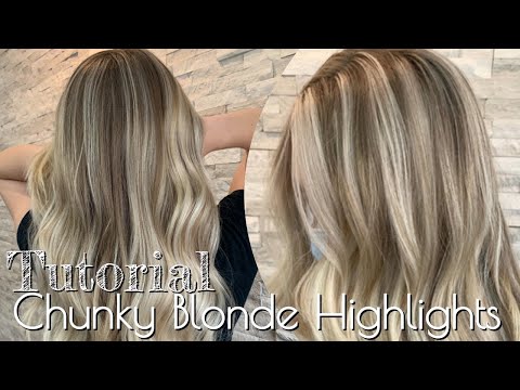 Tutorial Chunky Blonde Highlights 2000 S Style Modernized