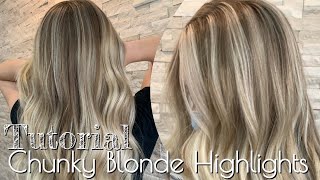 TUTORIAL | Chunky Blonde Highlights | 2000’s Style Modernized