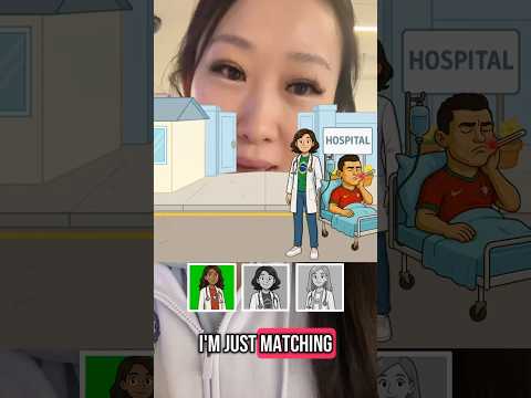 Soccer Players NURSE MATCH Game #shorts ⚽️ 👩🏼‍⚕️