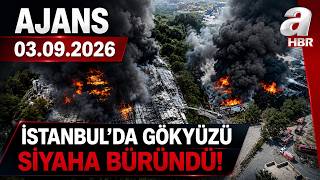 İstanbul Tuzla'da Dev Depo Alev Aldı, Dumanlar Gökyüzünü Kapladı I Aja