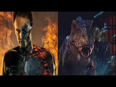 Rexy gets defeated by T-3000