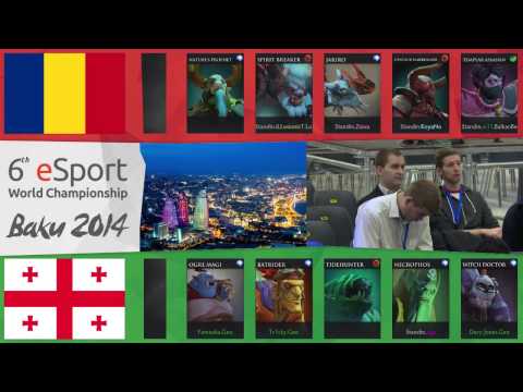 Romania vs Georgia Game 1 - IesF Baku 2014 Semifinals - @TobiwanDota & @DurkaDota