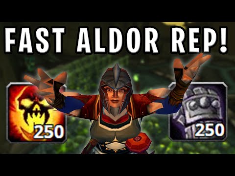 The FASTEST way to get ALDOR REP! | TBC Classic Warrior