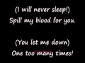 Falling in Reverse - Raised by Wolves (LYRICS ON SCREEN)