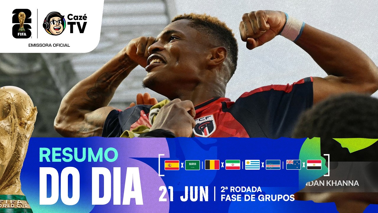 EGITO ENCAMINHA VAGA E CABO VERDE MARCA SEU PRIMEIRO GOL! | RESUMO DO DIA (21/06) | COPA DO MUNDO