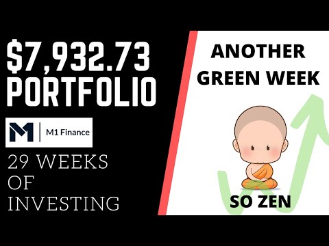 I'm Green While Most are Red This Week! Growing my $1,000 M1 Finance Portfolio {Part 29}