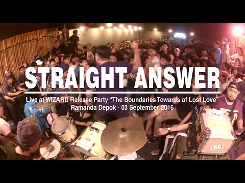 Straight Answer [live] at WIZARD Release Party  - Ramanda Depok [03/09/16]