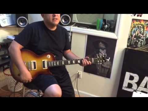 Dave Aaron original guitarist from RA Demos Gibson Les Paul Studio Deluxe