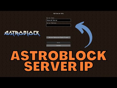 Minecraft Astroblock Server IP Address