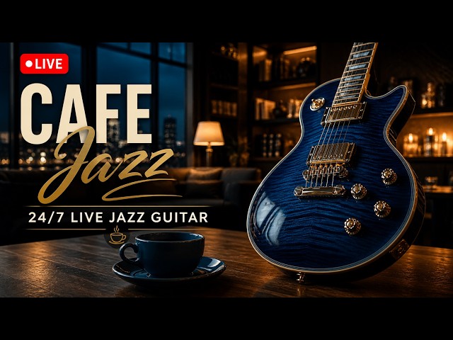 Smooth Jazz Guitar Lounge 🎸 Emerald Cafe Vibes • Relaxing Music for Work, Study & Sleep SDDEFAULT Thumbnail