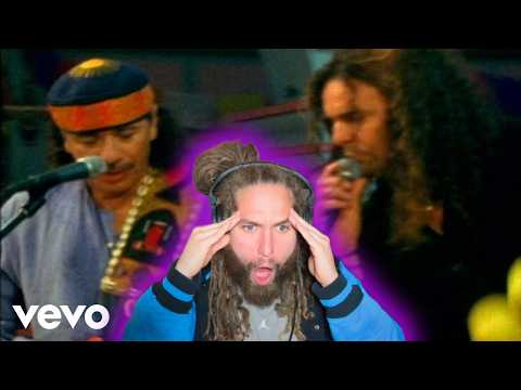 Rapper's first time hearing Santana!