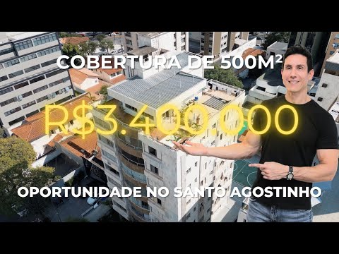 500m² penthouse in Santo Agostinho for R$3.4 million? Does that really exist?