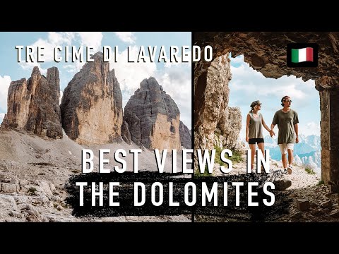 BEST VIEWS in the Dolomites! Hiking Tre Cime Di Lavaredo | Drone & Campervan parking