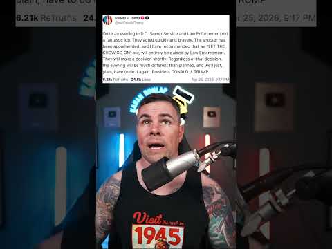 There Was Active Gunfire At The White House Correspondence Dinner. Suspect is in Custody.