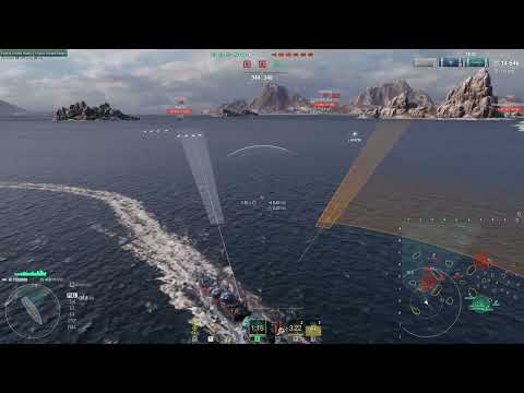 WOWS Yugumo Ranked - Ninja skirmish gameplay