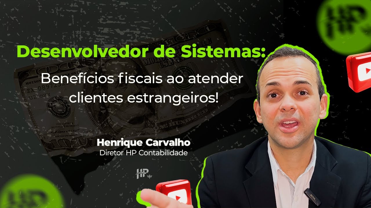 DESENVOLVEDORES PODEM REDUZIR IMPOSTOS COM CLIENTES ESTRANGEIROS #contabilidade #shorts #sistemas