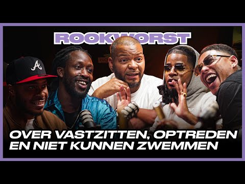 Hef, Akwasi, Young Ellens, Keizer & Adje in Rookworst de Podcast