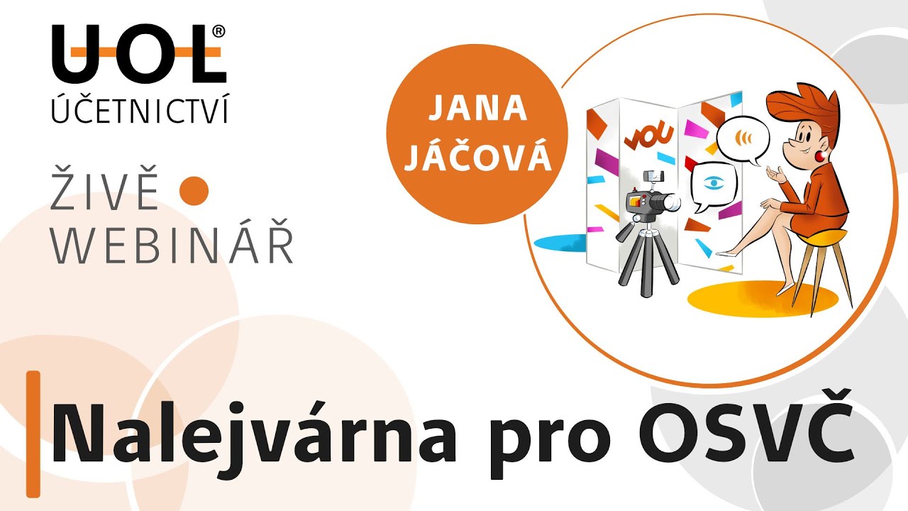 Nalejvárna pro OSVČ | UOL Webinář 🔴
