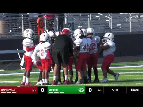 Gainesville vs Buford Green - 8U - 2025 GFL Championships - QwikCut Sports Network