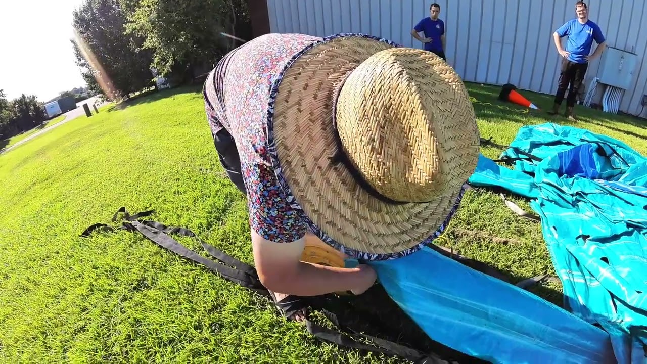 How to hook up a blower