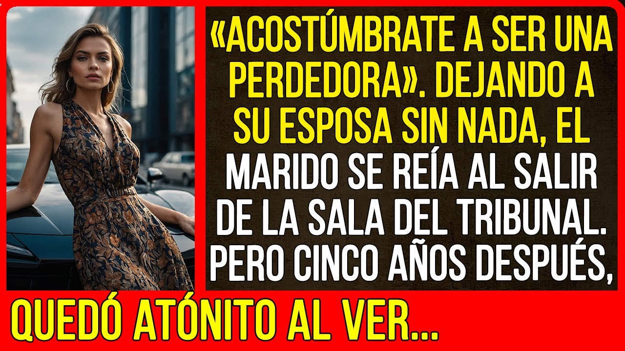 «Acostúmbrate a ser una perdedora». Dejando a su esposa sin nada, el marido se reía al salir...