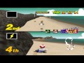 Mario Kart 64 Mushroom Cup 2 Players Yoshi Toad