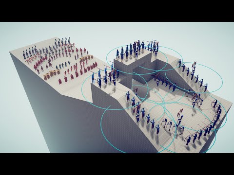 75x RANGED UNITS vs 105x MELEE UNITS - TOTALLY ACCURATE BATTLE SIMULATOR | TABS