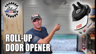 Roll Up Garage Door Opener Install