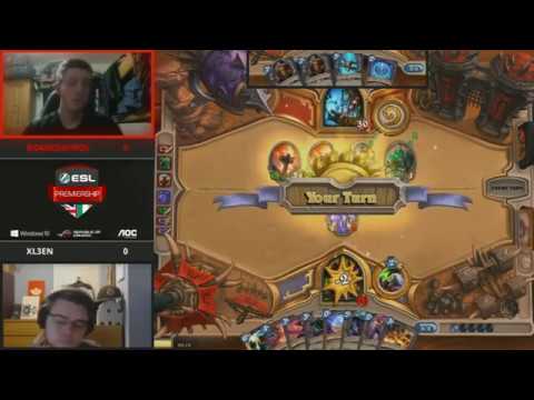 Hearthstone: ESL UK Premiership Spring 2017 - BOARCONROL vs XL3EN -  Week 1