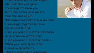 Jesse McCartney-What&#39;s your name ~with lyrics~