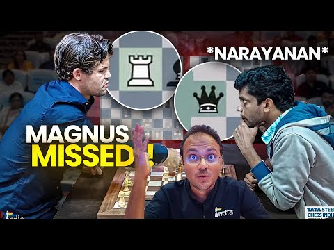 When world no.1 takes on 2650 rated GM | Magnus Carlsen vs S.L. Narayanan