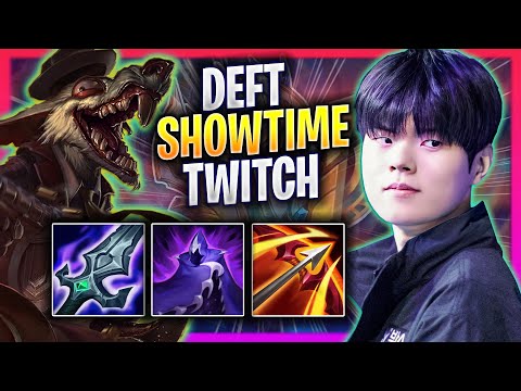 DEFT SHOWTIME WITH TWITCH! - KT Deft Plays Twitch ADC vs Jinx! | Season 2024